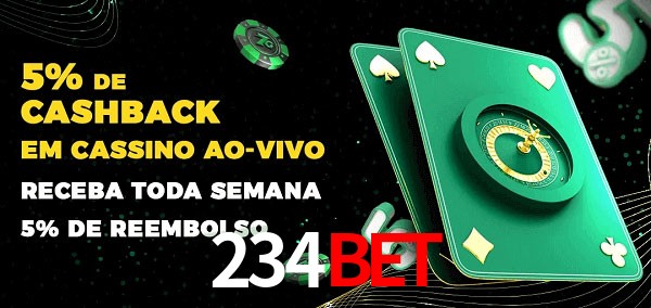Promoções do cassino ao Vivo 234Bet